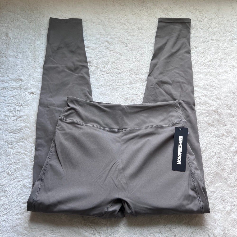 Fashion Nova‎ Making Progress Elevate Active Legging Charcoal Grey Medium NWT